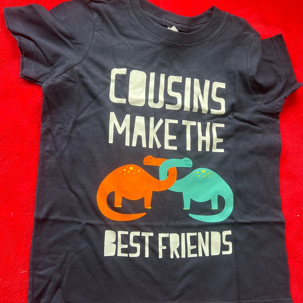 Kids Dinosaur Graphic Tee - Navy
